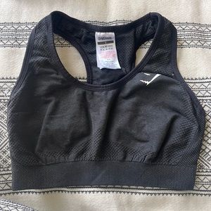 Gymshark Charcoal Black Sports Bra